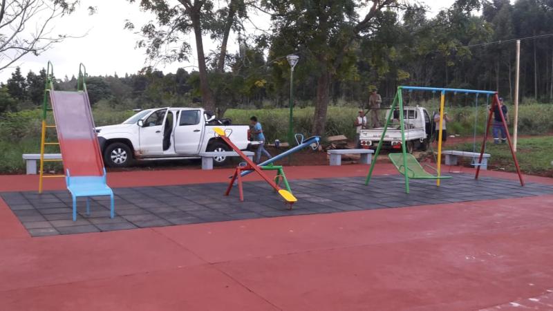 Plaza en la Provincia de Misiones